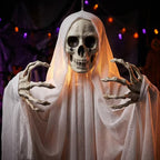 Light-Up Hanging Skeleton Ghost