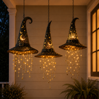 Enchanted Witch Hat Cascade Lights (Set of 3)