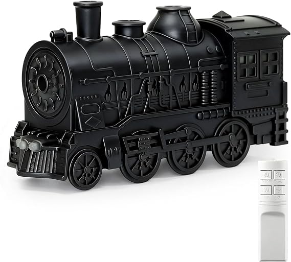 Black ghost train mist diffuser with remote