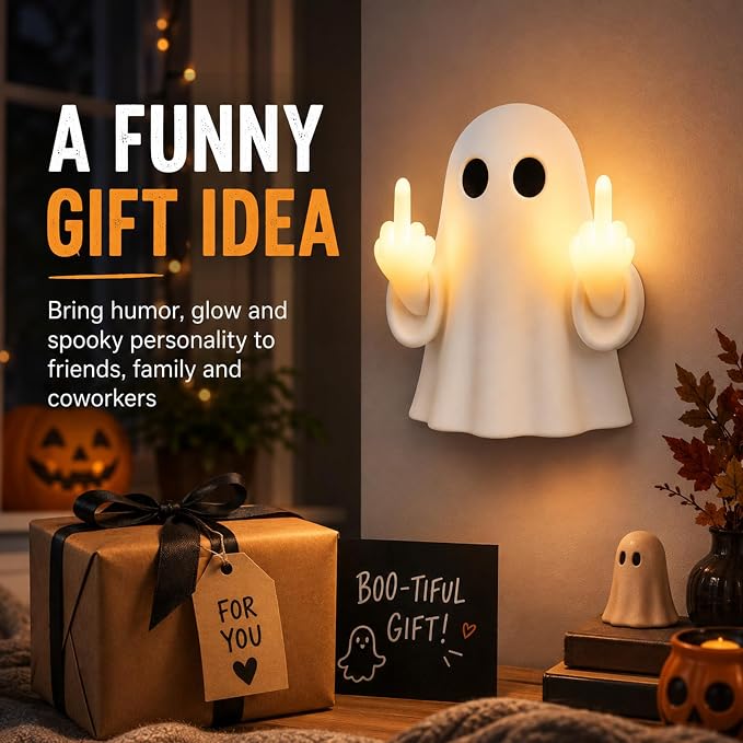 Cheeky Ghost LED Wall Light