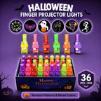 Happy Halloween box of finger projector lights