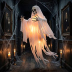 Light-Up Hanging Skeleton Ghost