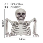 Skull and ribcage ground breaker dimensions: 24 x 22 cm