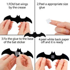 How to fold, stick and hang the 3D bats