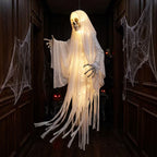 Light-Up Hanging Skeleton Ghost