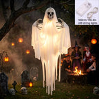 Light-Up Hanging Skeleton Ghost
