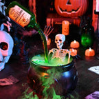 Witch's Bubbling Cauldron Mist Maker with Magic Pouring Bottle